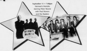 Hermans Hermits Peter Noone and Paul Revere & The Raiders at the Tennessee State Fair