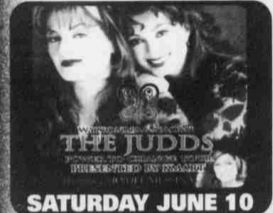 June 10, 2000: The Judds
at Nashville's AmSouth Amphitheater