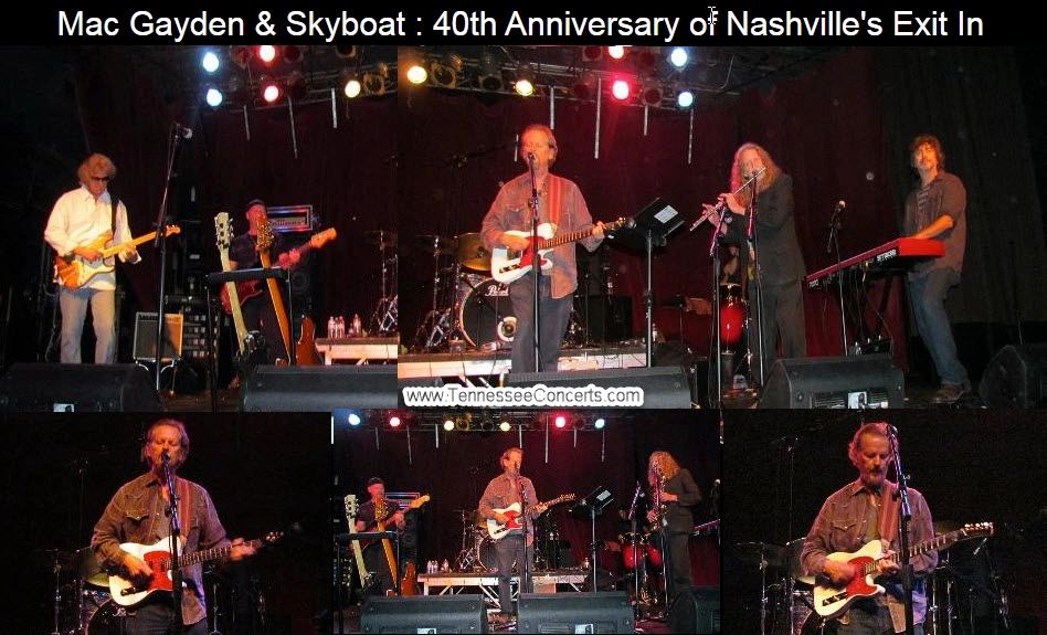 Mac Gayden & Skyboat at the 40th Anniversary of the Exit In.
