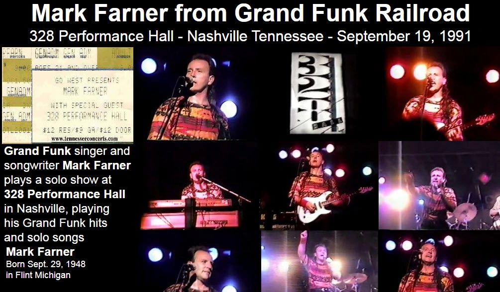 Mark Farner (from Grand Funk Railroad at 328 Performance Hall in Nashville Tennessee
Pictures by Pat