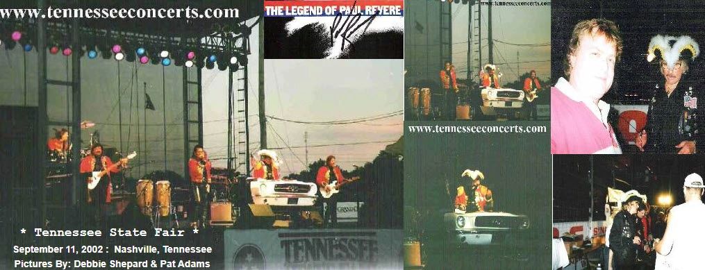 Paul Revere & The Raiders at the Tennessee State Fair on September 11, 2002.