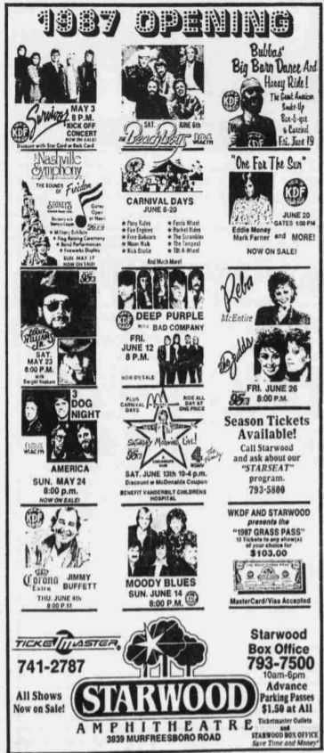 1987 Opening Starwood Season
