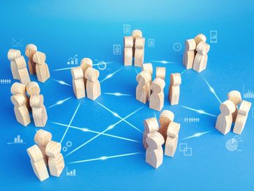 Many related teams in the company do the work in cooperation