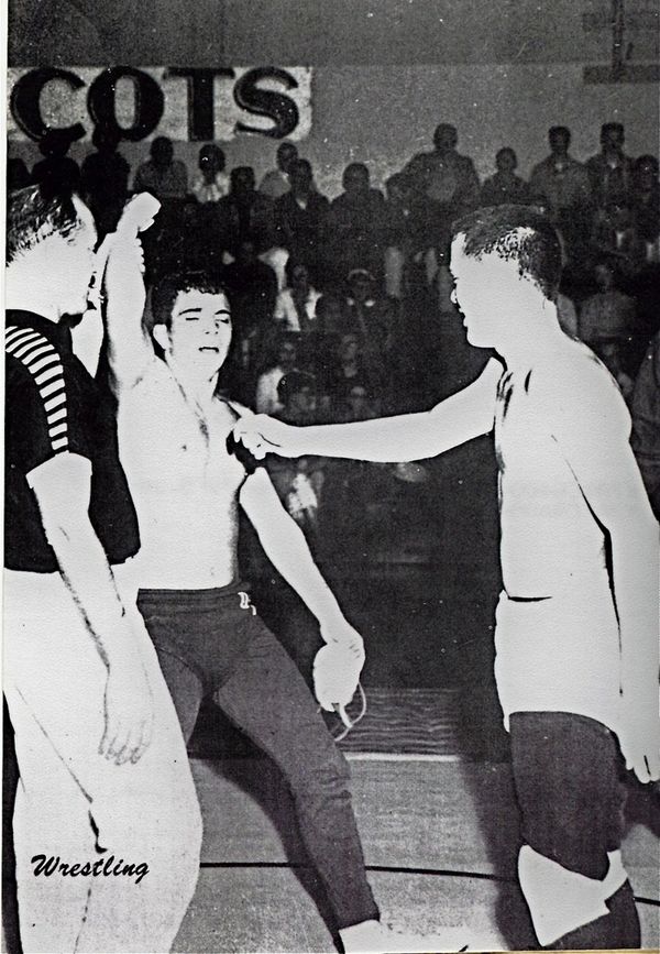 Antonio 'Tony' Russo winning a match for David Douglas High School in Portland, Oregon