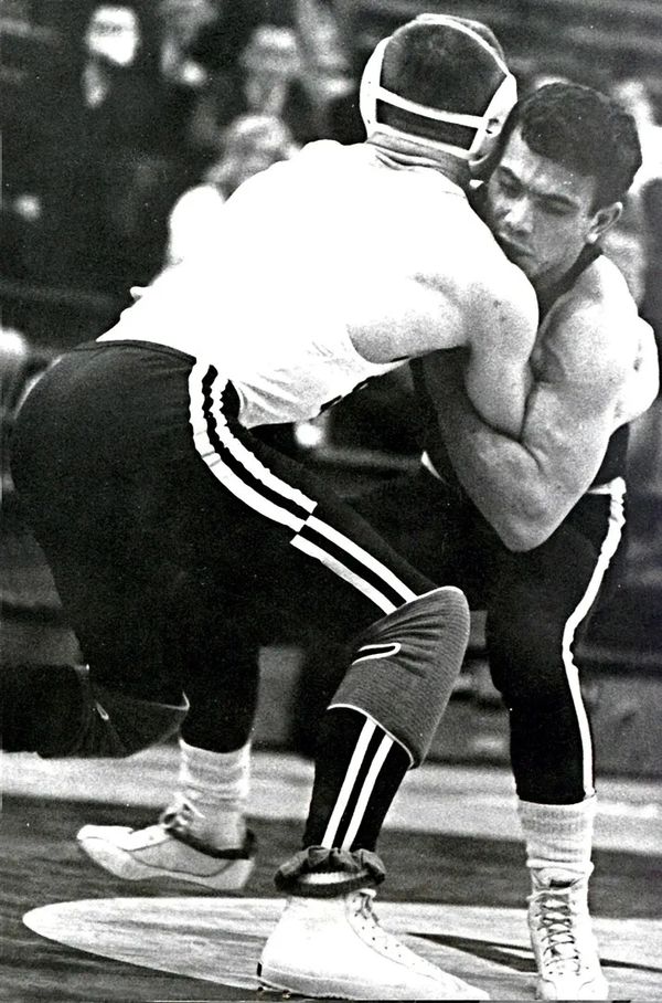 Antonio 'Tony' Russo wrestling for Arizona State University