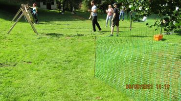 Mobile axe throwing - wedding- white wolf activity centre