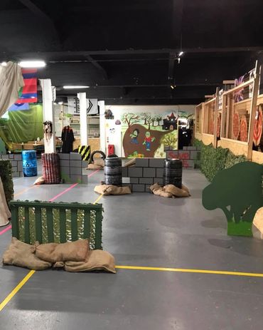 Nerf War Set up at unit 52, White Wolfs activity centre