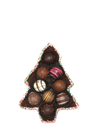 Edible Christmas Tree filled with Truffles