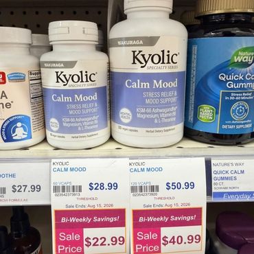 Kyolic Calm Mood Supplement with ashwagandha and magnesium