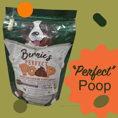 Bernie's Perfect Poop Dog food supplement