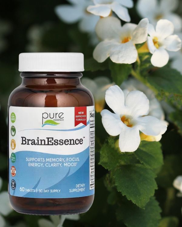 Pure Essence BrainEssence Formula for clarity and focus.