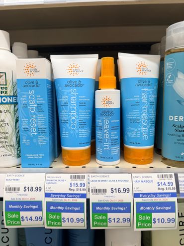 Earth Science Skincare products