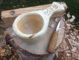 Traditional Scandinavian Kuksa cup