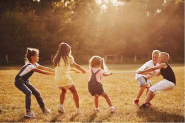 Tug of war on the Green