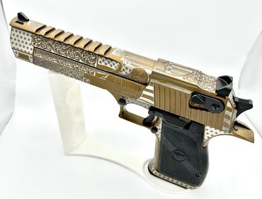 Desert Eagle, Custom, Engraved.