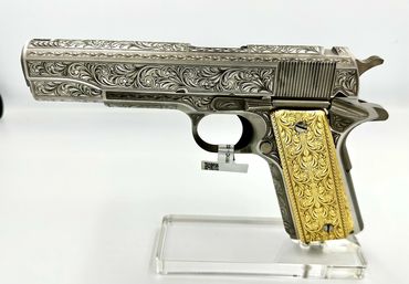 Custom, Pistol, Korth, Smith & Wesson, S&W, Colt, Engraved.