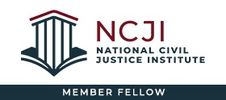 image of pillars, says member of NCJI the national civil justice institute