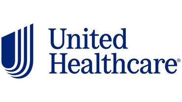 United Healthcare logo with blue text and emblem.