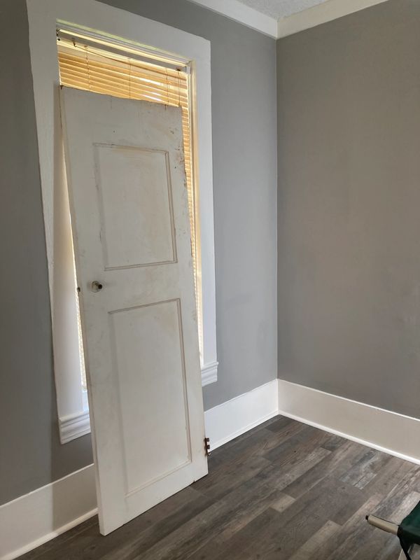 Renovated wall and floor