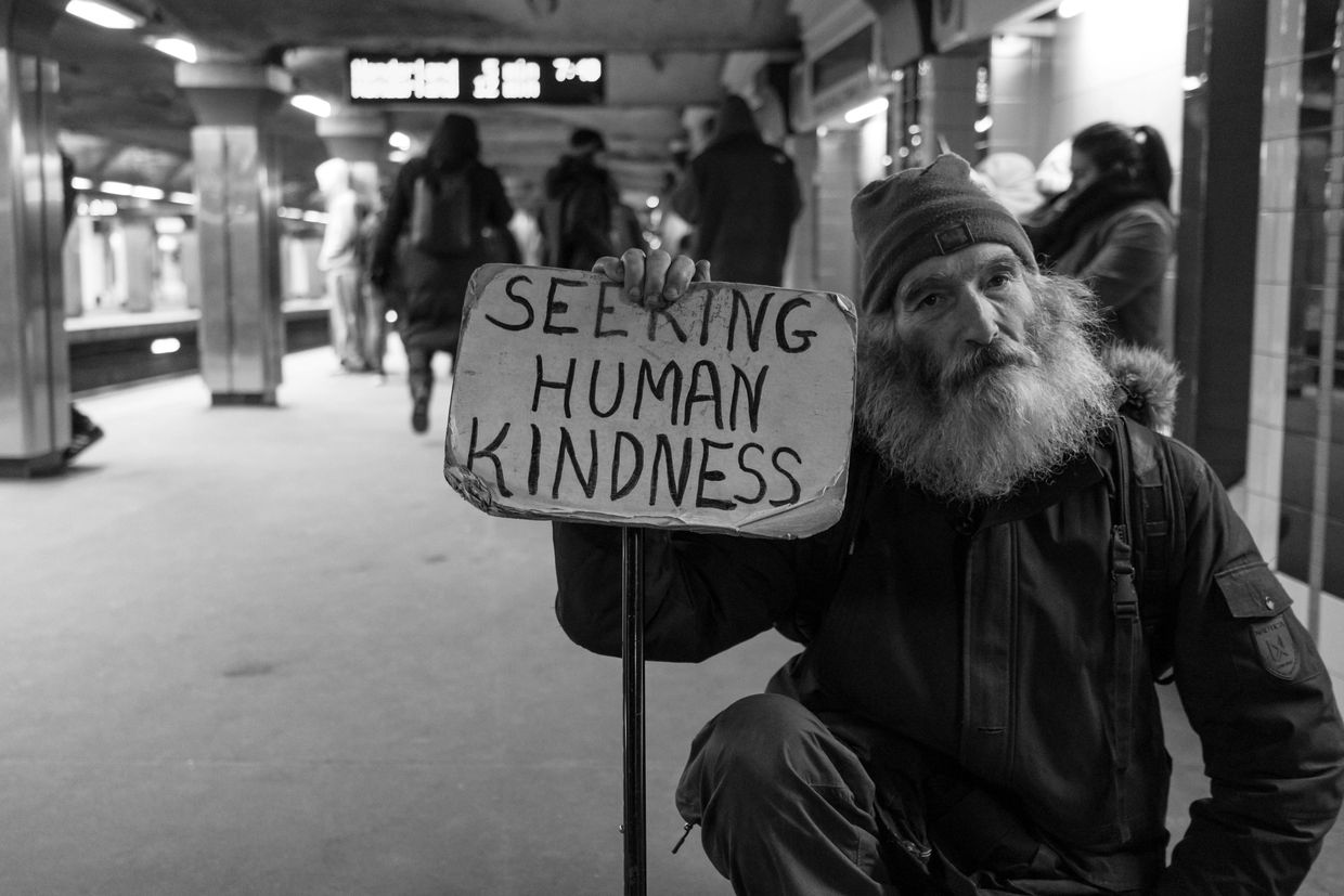 Photo -Matt Collamer: Unsplash.
Prints Available - %  to homelessness - "I met Michael in  Boston "