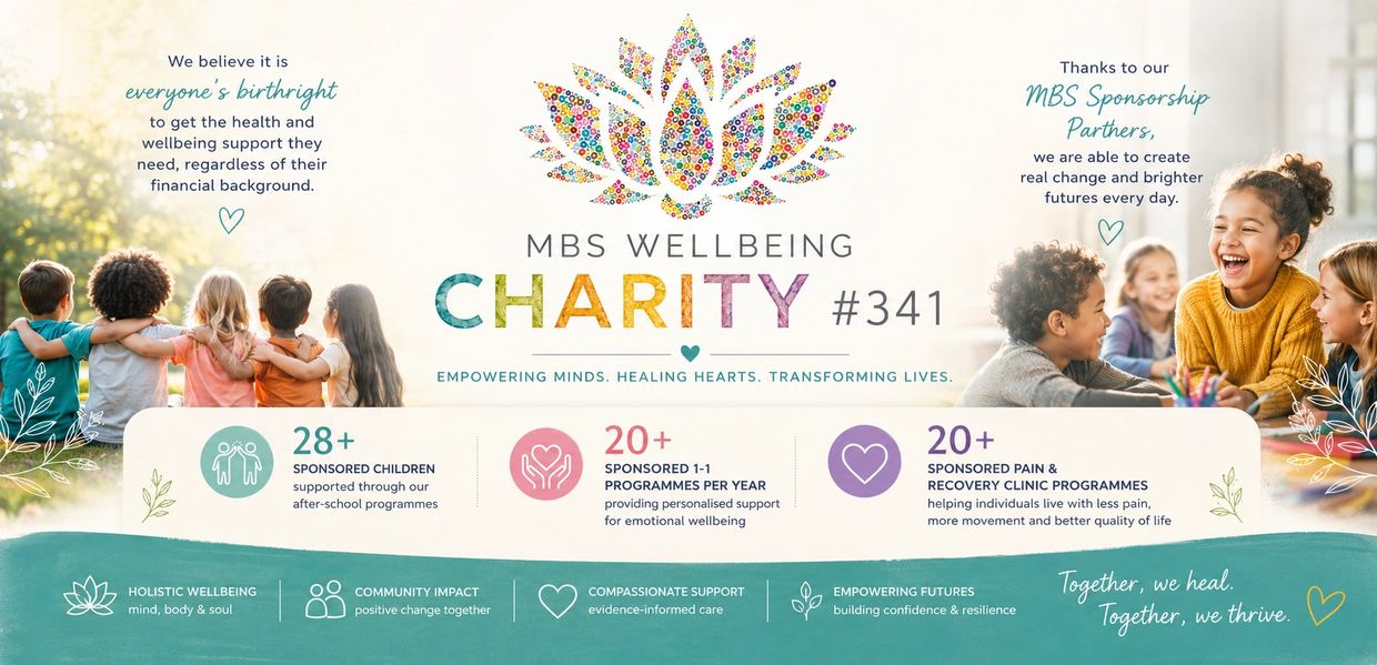 MBS Wellbeing Charity supporting children's health and emotional wellbeing.