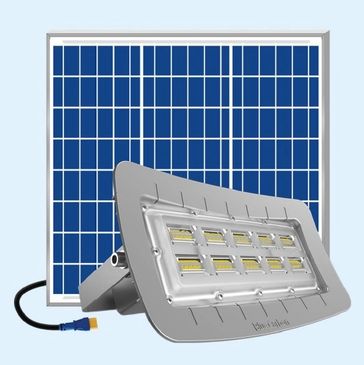 Lámpara Solare con panel solar