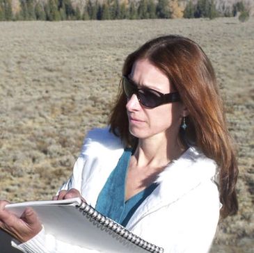 drawing on location Jackson WY