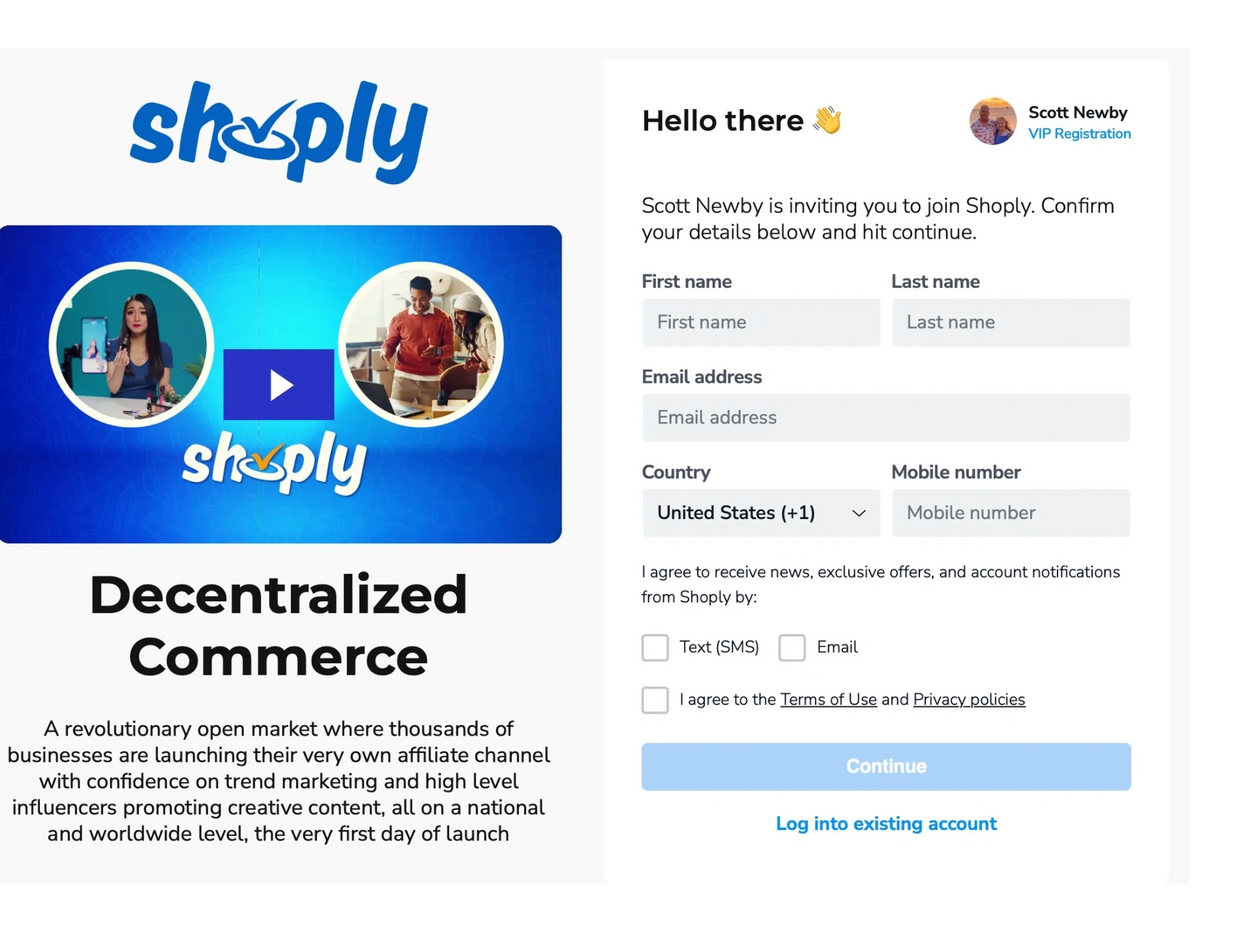 VIP invite for Scott and angie Newby - shoply : https://invite.shoply.com/invite/register?ref=scottn