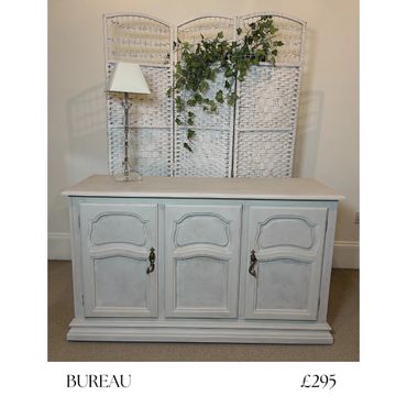 Refurbished distressed sideboard.