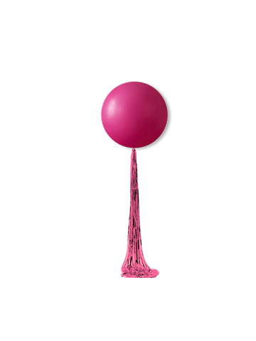 5-ft statement balloon with a tassel tail by The Party Girls Co.