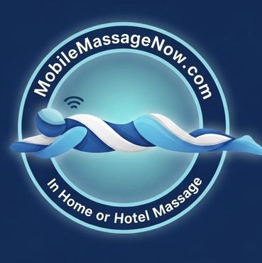 Mobile Massage Now Logo for our In Home and In Room Hotel Massage to you.