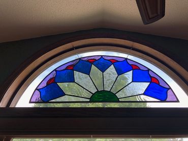 Stained Glass Window Art - 48" diameter