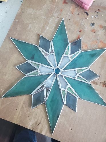 Stained Glass Star - 12"