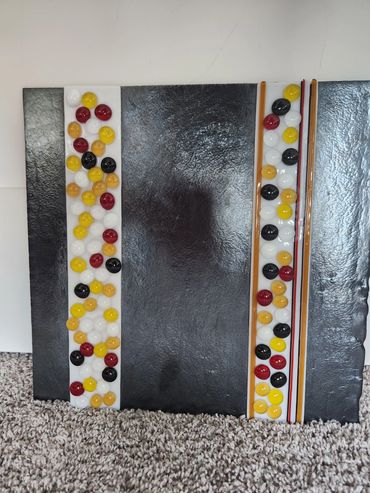 Glass Fusion Wall art - 12" x 12"