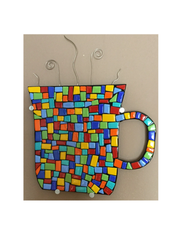 Glass Fusion wall art - 18" x 20"