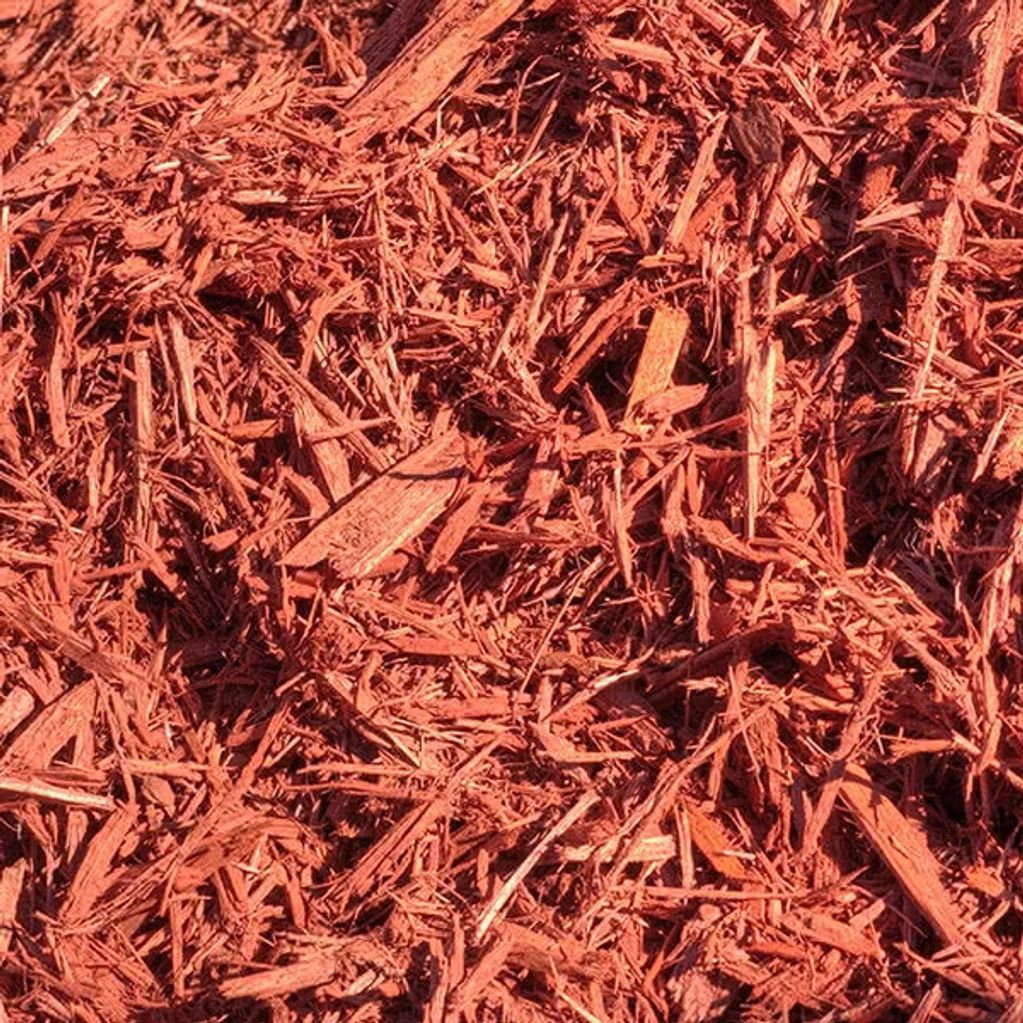 Red Colored Mulch
