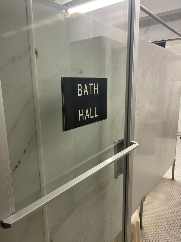 Buckstaff Bathhouse Bath Hall door
