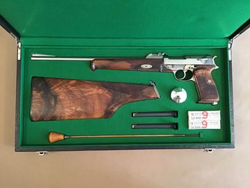 Exquisite p38 Custom Gun Case with accessories