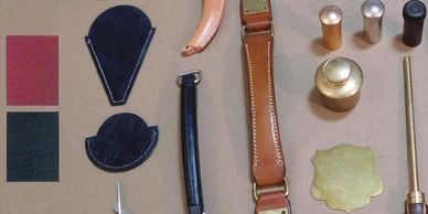 Leather, Hardware and Cloth choices for gun case repairs