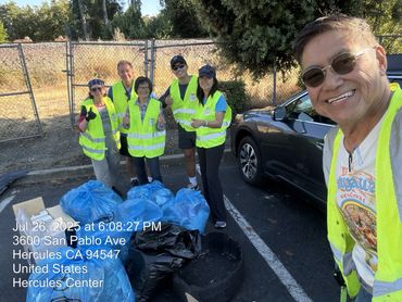 Green Team Community Cleanup - Hercules, CA July 2025