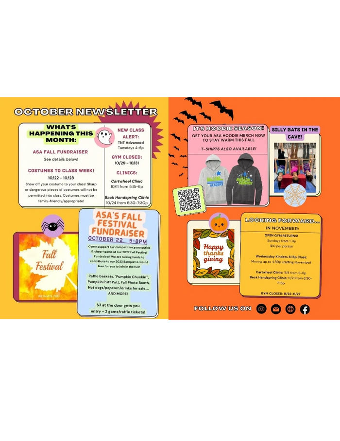 October Newsletter