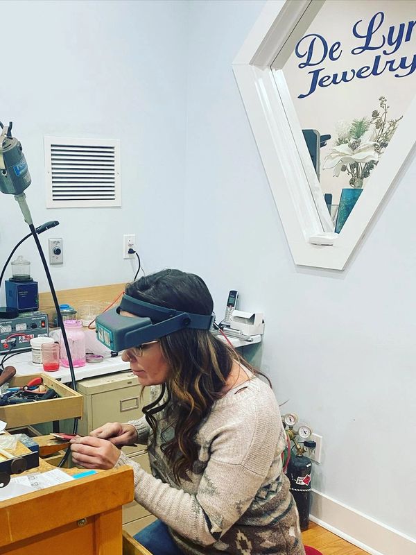 Anneka Metcalf is our on-site bench jeweler for all of your jewelry repair needs.