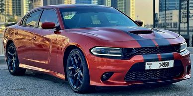 Rent a Dodge Charger V8 in Dubai