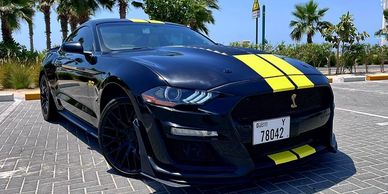 Rent a Ford Mustang V8 in Dubai