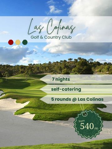 Bespoke golf holidays in Spain. Westin La Quinta Golf Green. 7 nights/self-catering/5 rounds