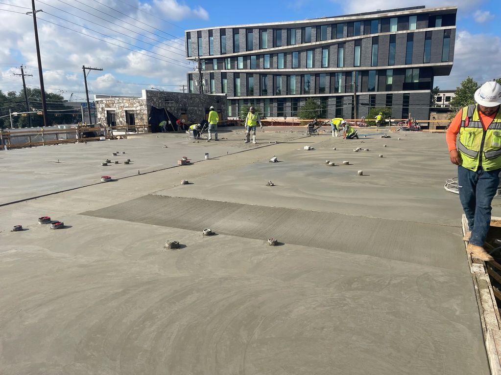6 story concrete slab subcontractor Austin, TX