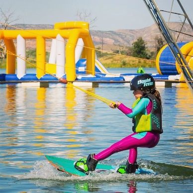 Young Girl Wakeboarding at Imondi Wake Zone