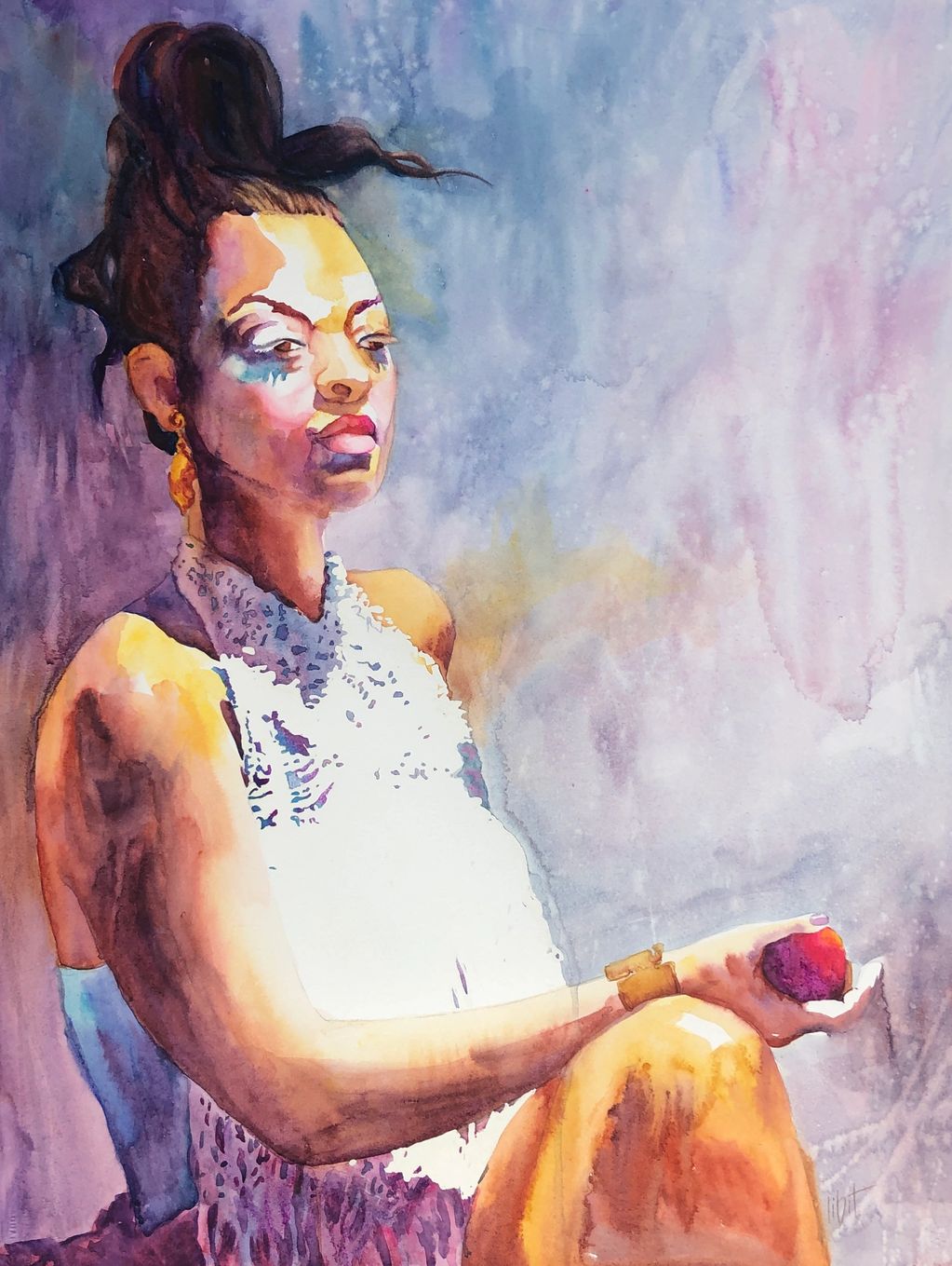 Ana - Watercolor on Arches HP