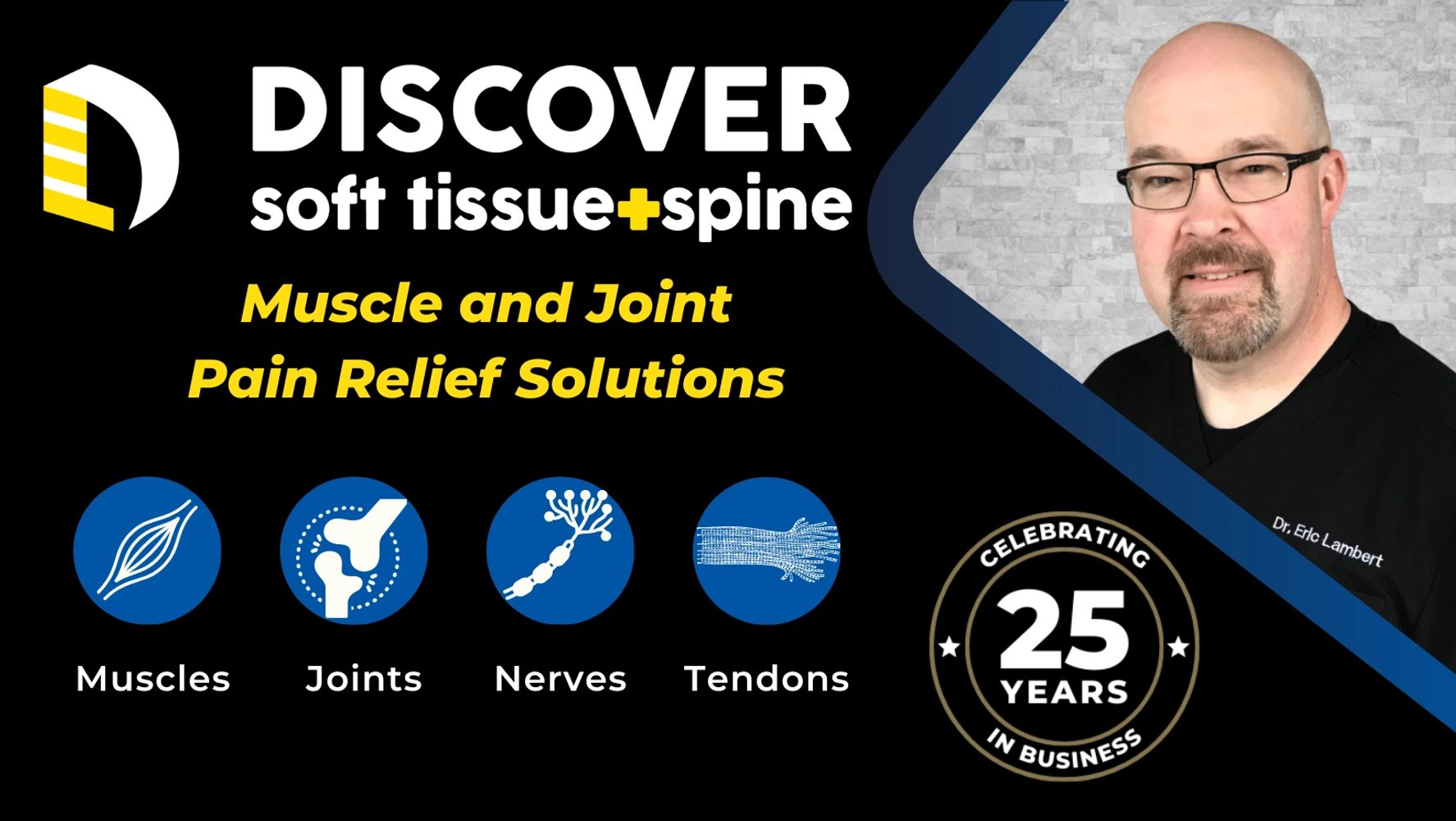Discover Soft Tissue and Spine - Muscle and Joint Pain Relief Solutions website cover picture