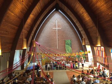 Preschool graduation ceremony